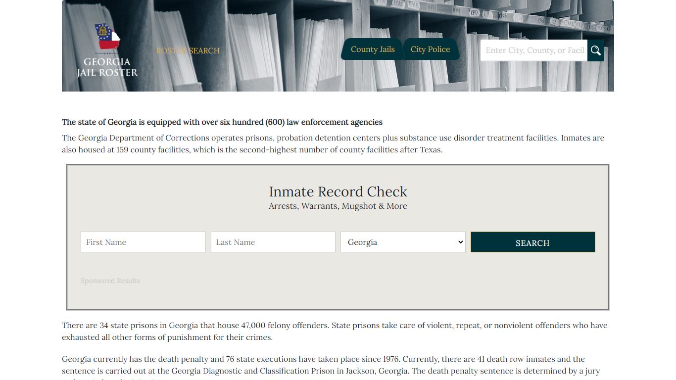 Jackson County | Georgia Jail Inmate Search
